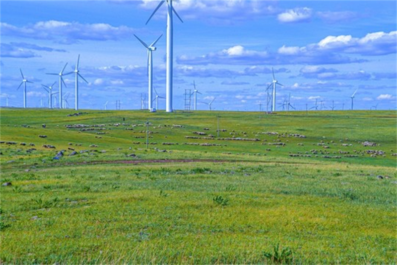 陆地风力发电站