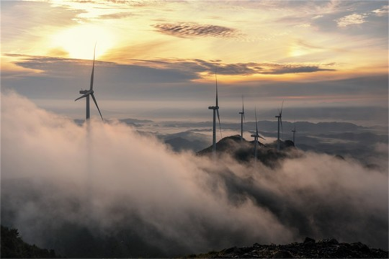 陆地风力发电站