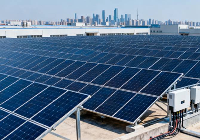 简述工商业屋顶光伏发电组件有哪些?